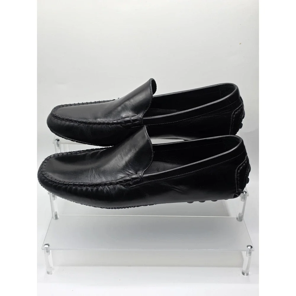 Cole Haan Driving Loafers Shoes Mens Size 11D Black Moc Toe Penny Slip On C00804